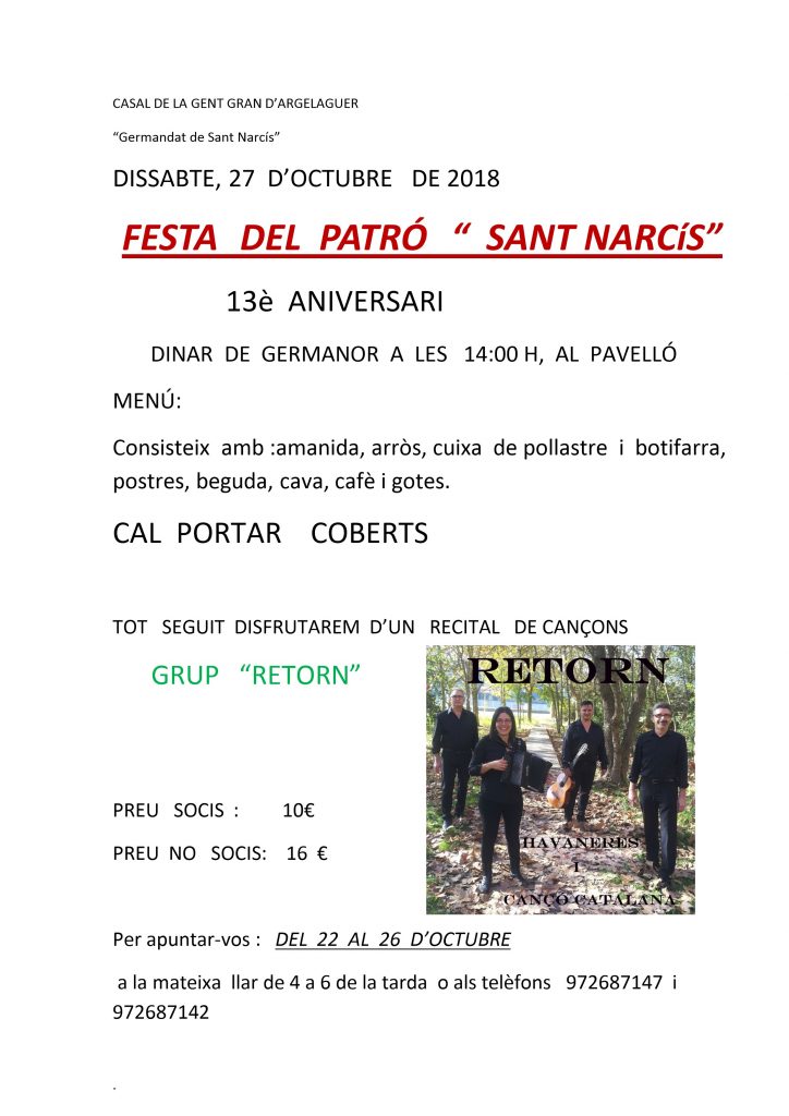 Sant Narcís 2018
